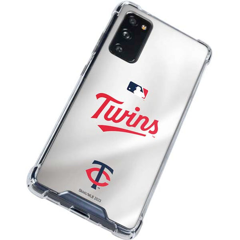 MLB Minnesota Twins Home Jersey Galaxy S20 FE Clear Case