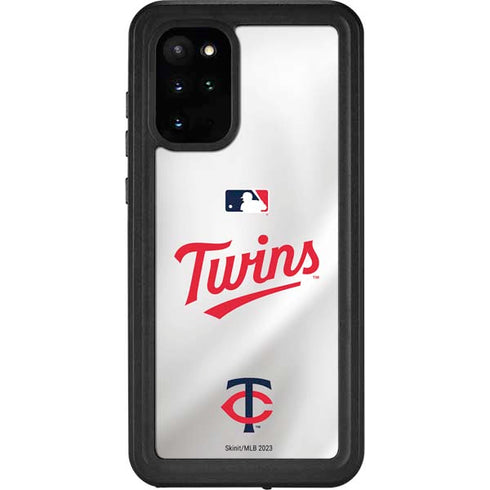 MLB Minnesota Twins Home Jersey Galaxy S20 Plus Waterproof Case