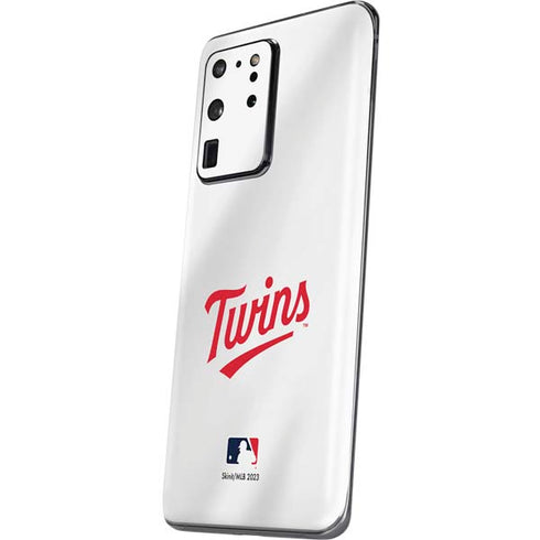 MLB Minnesota Twins Home Jersey Galaxy S20 Ultra 5G Skin