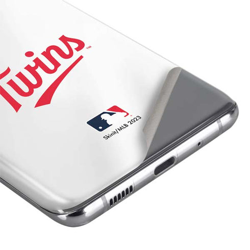 MLB Minnesota Twins Home Jersey Galaxy S20 Ultra 5G Skin