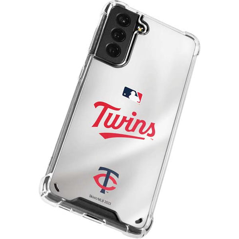 MLB Minnesota Twins Home Jersey Galaxy S21 5G Clear Case