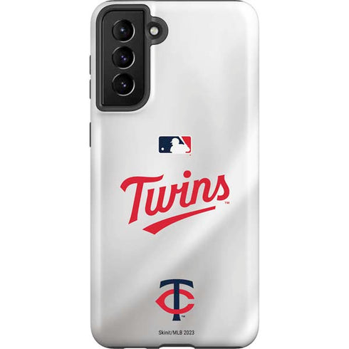 MLB Minnesota Twins Home Jersey Galaxy S21 FE Pro Case