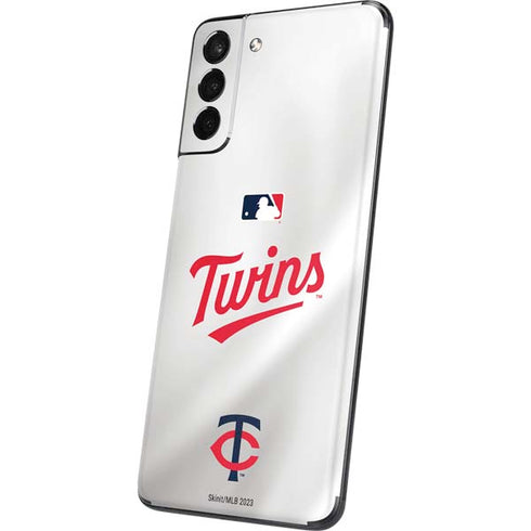 MLB Minnesota Twins Home Jersey Galaxy S21 Plus 5G Skin