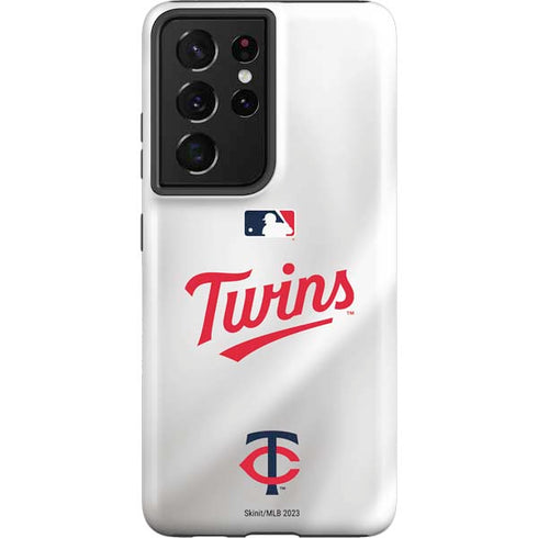 MLB Minnesota Twins Home Jersey Galaxy S21 Ultra 5G Pro Case