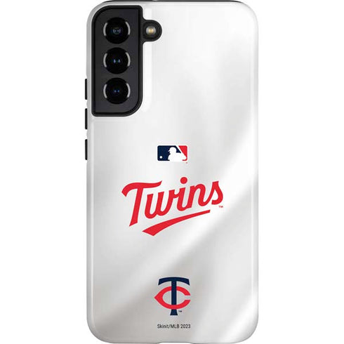 MLB Minnesota Twins Home Jersey Galaxy S22 Plus Pro Case