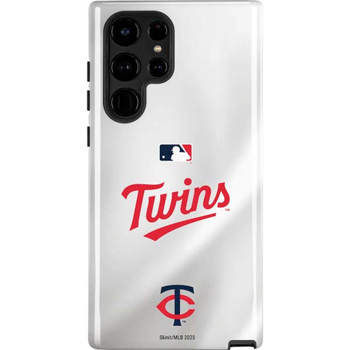 MLB Minnesota Twins Home Jersey Galaxy S22 Ultra Pro Case
