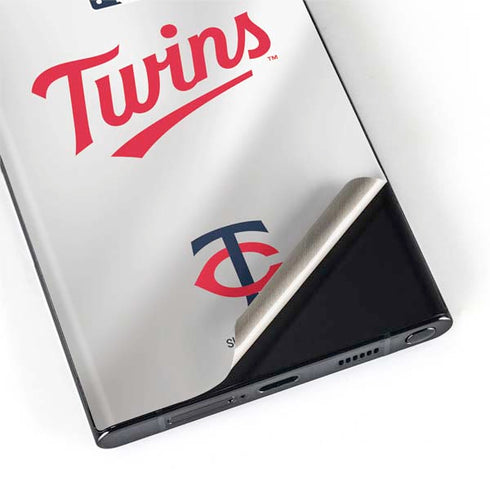 MLB Minnesota Twins Home Jersey Galaxy S22 Ultra Skin