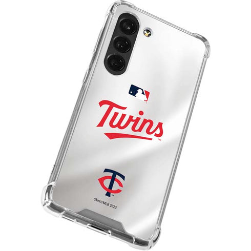 MLB Minnesota Twins Home Jersey Galaxy S23 Clear Case