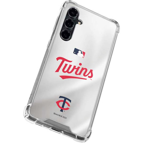 MLB Minnesota Twins Home Jersey Galaxy S23 FE Clear Case