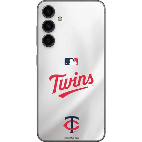 MLB Minnesota Twins Home Jersey Galaxy S23 FE Skin