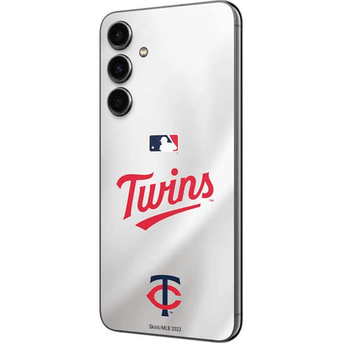 MLB Minnesota Twins Home Jersey Galaxy S23 FE Skin