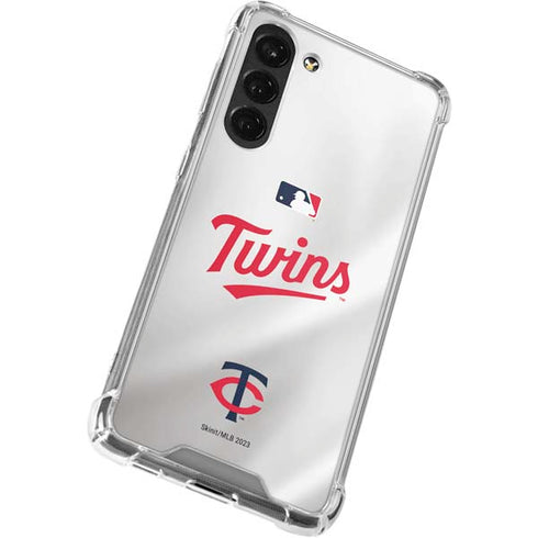 MLB Minnesota Twins Home Jersey Galaxy S23 Plus Clear Case