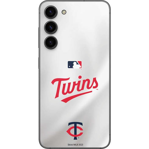 MLB Minnesota Twins Home Jersey Galaxy S23 Plus Skin