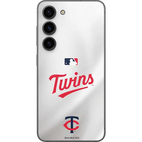 MLB Minnesota Twins Home Jersey Galaxy S23 Skin