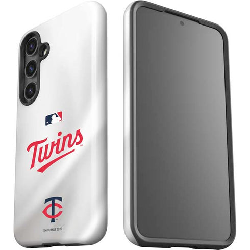 MLB Minnesota Twins Home Jersey Galaxy S24 Impact Case