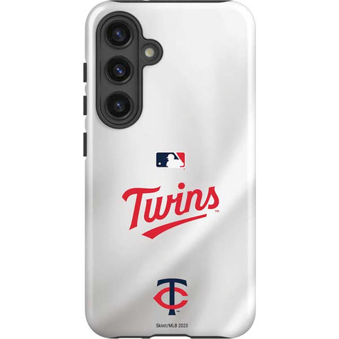 MLB Minnesota Twins Home Jersey Galaxy S24 Plus Impact Case