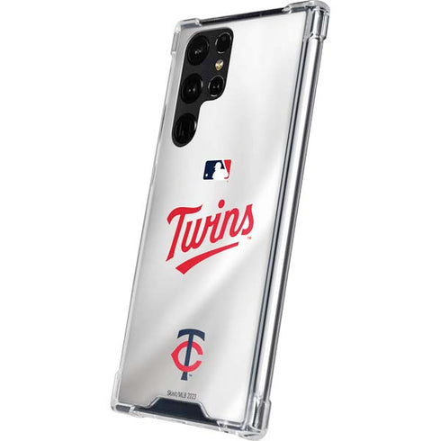 MLB Minnesota Twins Home Jersey Galaxy S24 Ultra Clear Case