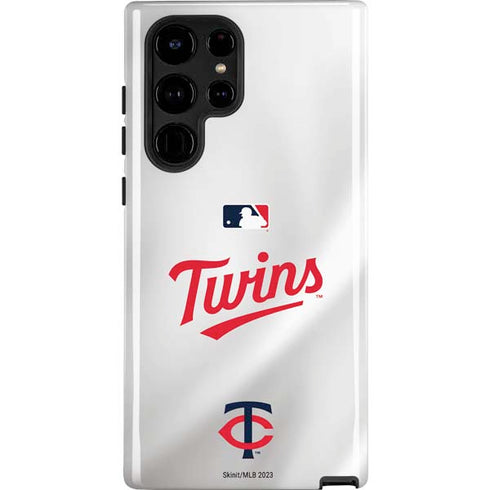MLB Minnesota Twins Home Jersey Galaxy S24 Ultra Impact Case