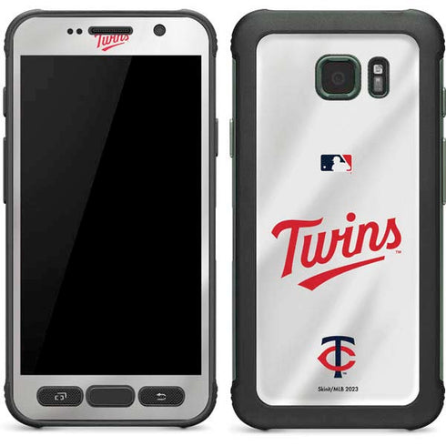 MLB Minnesota Twins Home Jersey Galaxy S7 Active Skin