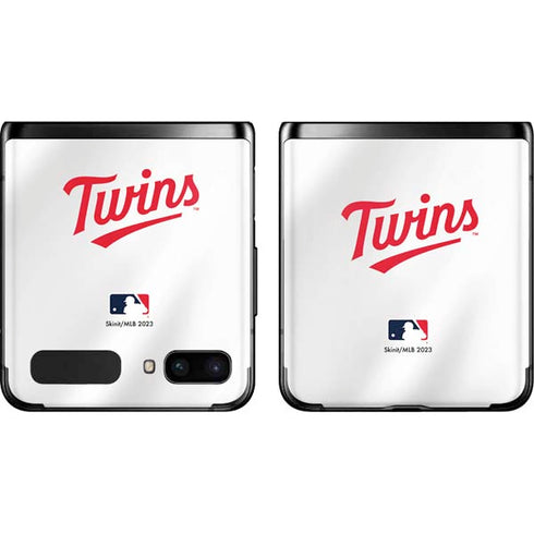 MLB Minnesota Twins Home Jersey Galaxy Z Flip Skin