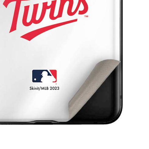MLB Minnesota Twins Home Jersey Galaxy Z Flip Skin