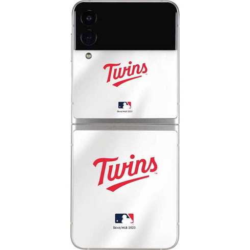 MLB Minnesota Twins Home Jersey Galaxy Z Flip3 5G Skin
