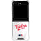 MLB Minnesota Twins Home Jersey Galaxy Z Flip5 5G Clear Case