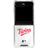 MLB Minnesota Twins Home Jersey Galaxy Z Flip5 5G Clear Case