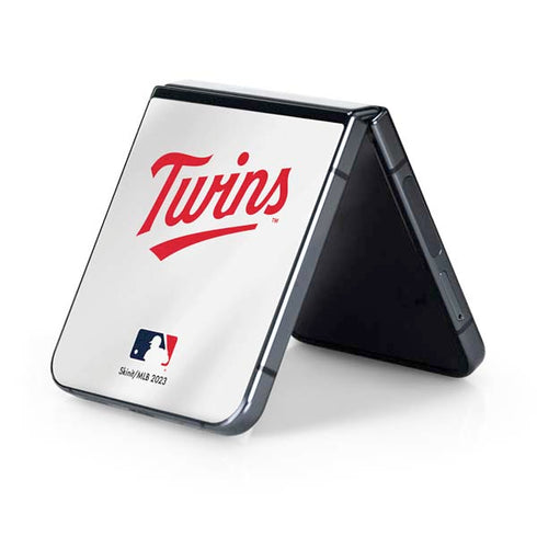 MLB Minnesota Twins Home Jersey Galaxy Z Flip5 5G Skin