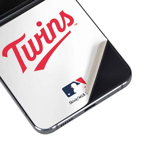 MLB Minnesota Twins Home Jersey Galaxy Z Flip5 5G Skin