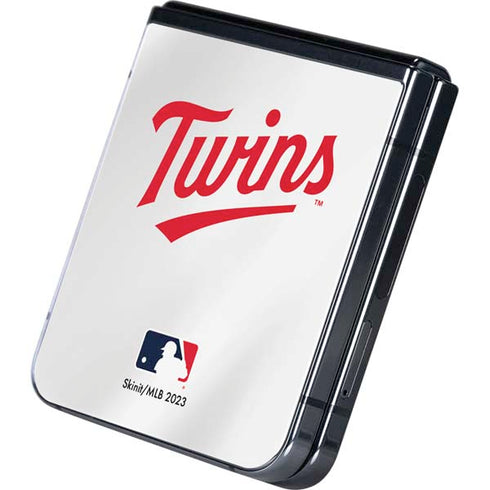 MLB Minnesota Twins Home Jersey Galaxy Z Flip5 5G Skin