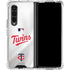 MLB Minnesota Twins Home Jersey Galaxy Z Fold4 5G Clear Case