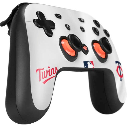 MLB Minnesota Twins Home Jersey Google Stadia Controller Skin