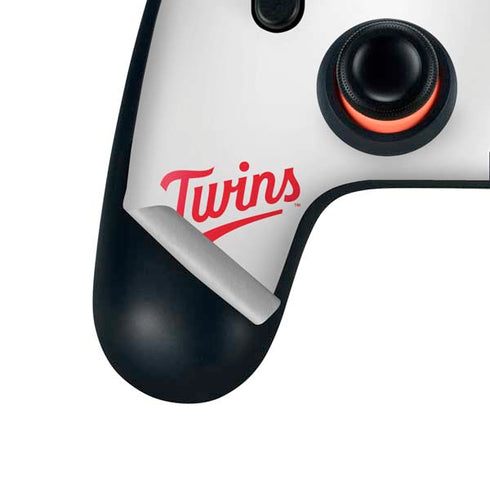 MLB Minnesota Twins Home Jersey Google Stadia Controller Skin