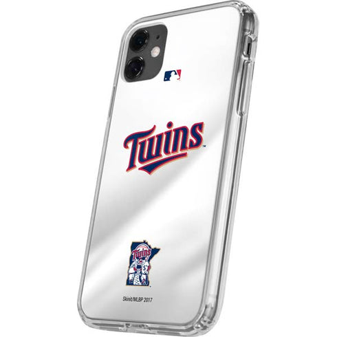 MLB Minnesota Twins Home Jersey iPhone 11 Clear Case