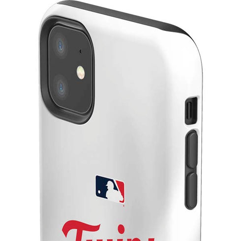 MLB Minnesota Twins Home Jersey iPhone 11 Impact Case