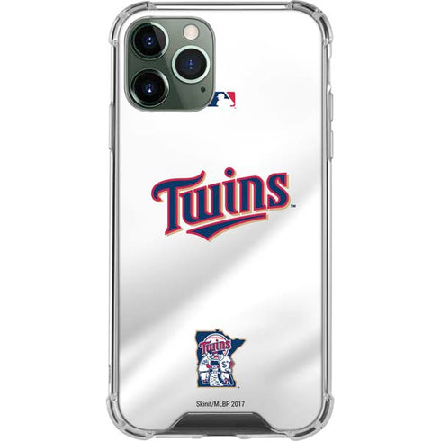 MLB Minnesota Twins Home Jersey iPhone 11 Pro Max Clear Case