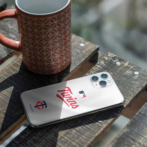 MLB Minnesota Twins Home Jersey iPhone 11 Pro Skin