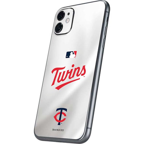 MLB Minnesota Twins Home Jersey iPhone 11 Skin
