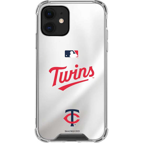 MLB Minnesota Twins Home Jersey iPhone 12 Clear Case