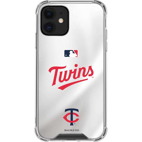MLB Minnesota Twins Home Jersey iPhone 12 Mini Clear Case