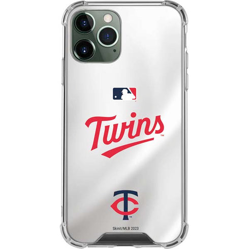 MLB Minnesota Twins Home Jersey iPhone 12 Pro Clear Case