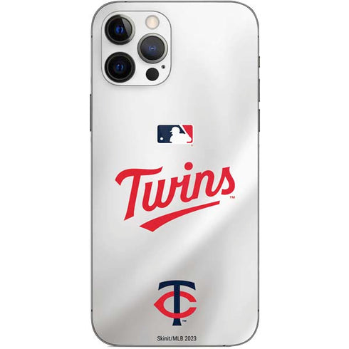 MLB Minnesota Twins Home Jersey iPhone 12 Pro Skin