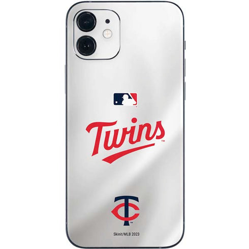MLB Minnesota Twins Home Jersey iPhone 12 Skin