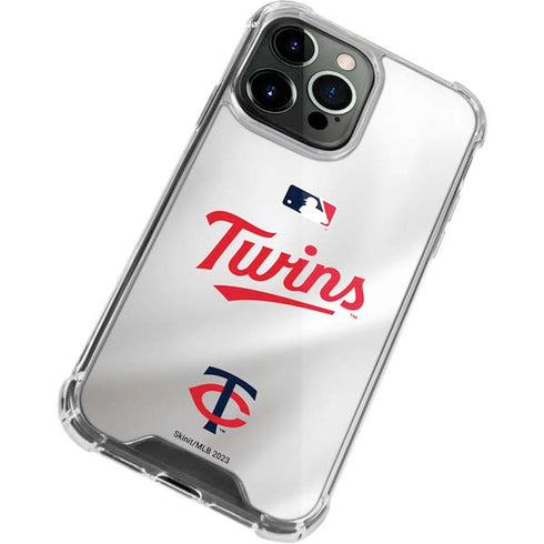 MLB Minnesota Twins Home Jersey iPhone 13 Pro Clear Case