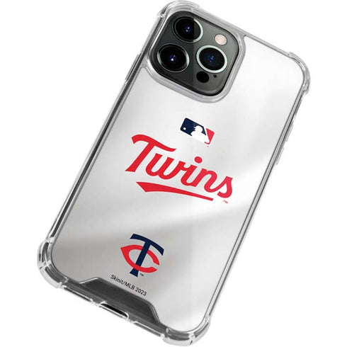 MLB Minnesota Twins Home Jersey iPhone 13 Pro Max Clear Case