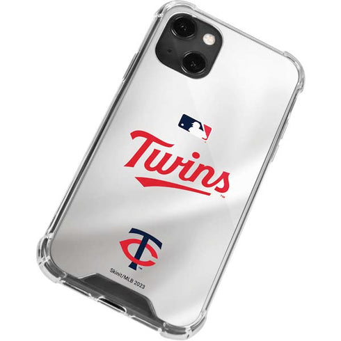 MLB Minnesota Twins Home Jersey iPhone 15 Plus Clear Case