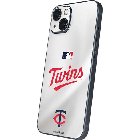 MLB Minnesota Twins Home Jersey iPhone 15 Plus Skin