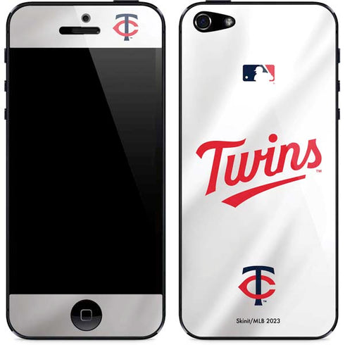 MLB Minnesota Twins Home Jersey iPhone 5/5s/5SE Skin