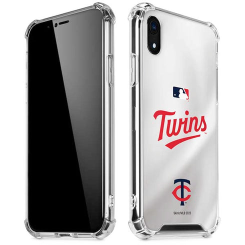 MLB Minnesota Twins Home Jersey iPhone XR Clear Case